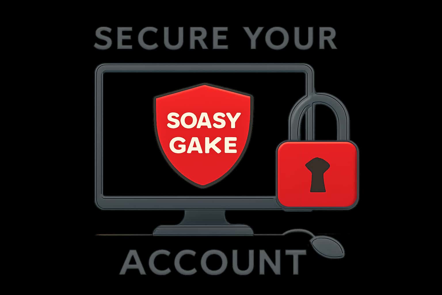 An informative visual representation about securing your Sonsy Game account.