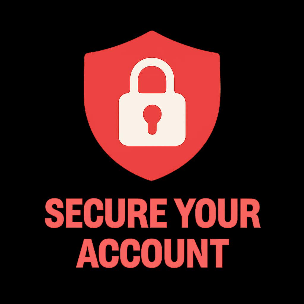 A professional badge illustrating account security for Sonsy Game.