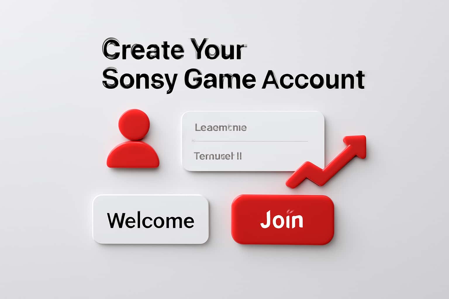 Create Your Sonsy Game Account Interface