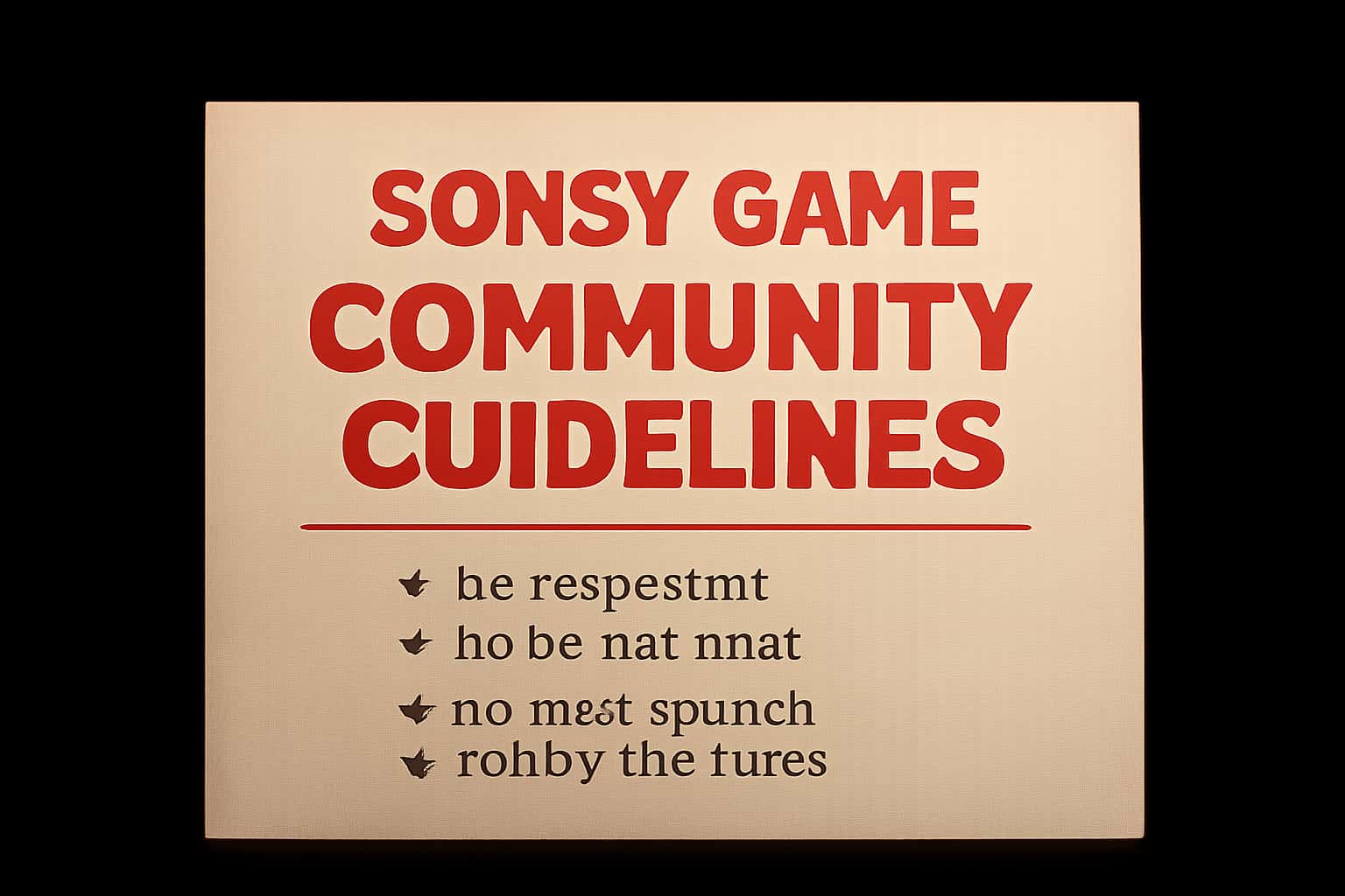 Hero image representing the Sonsy Game Community Guidelines.