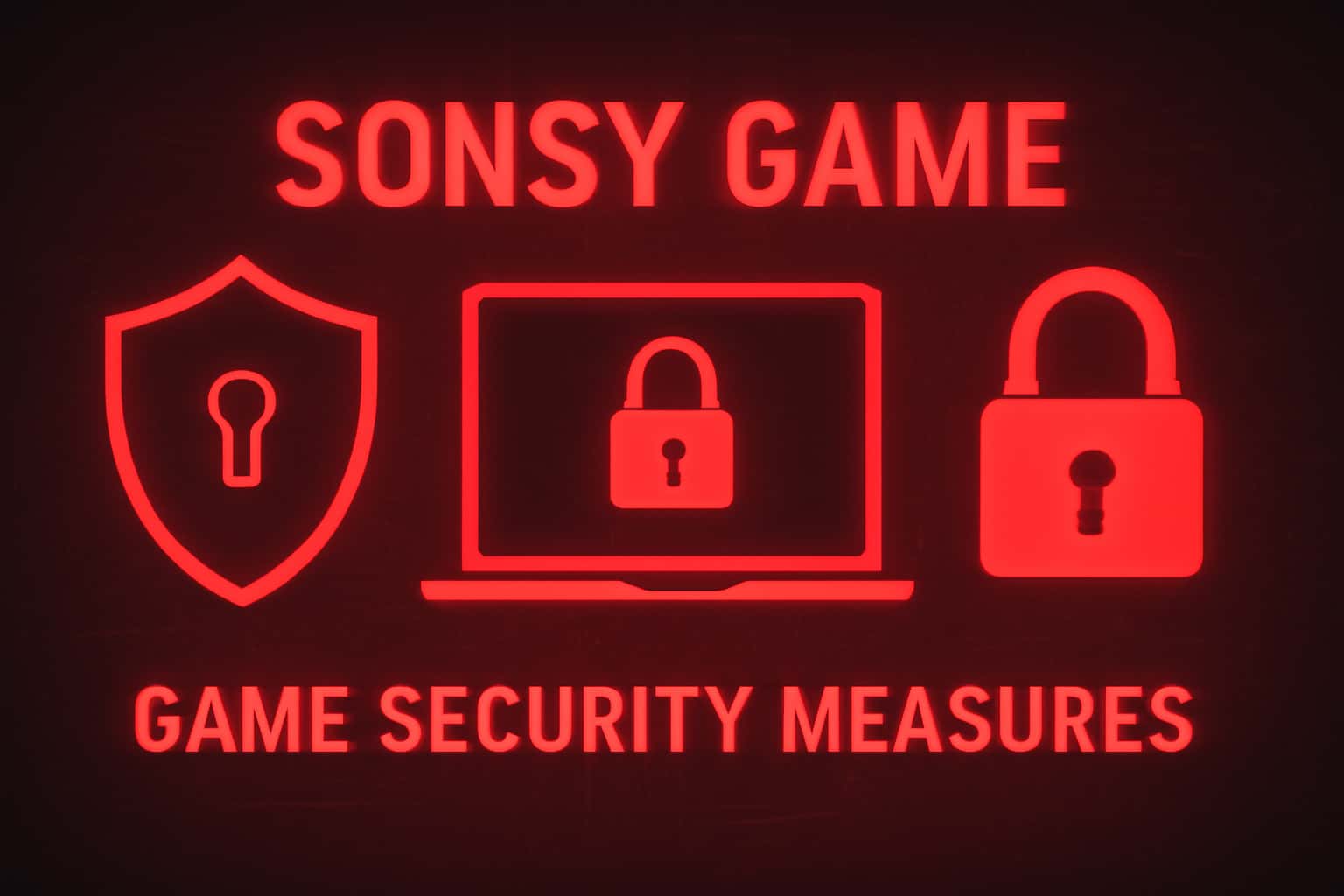 An informative visual representation of Sonsy Game security measures showcasing key concepts.